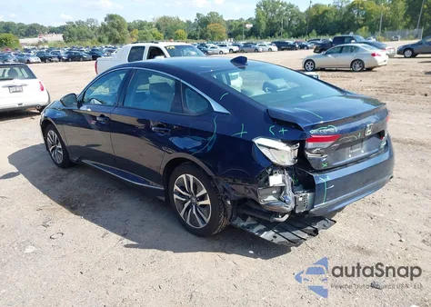2018 Honda Accord Hybrid Ex-L from USA, damaged, VIN 1HGCV3F52JA003319